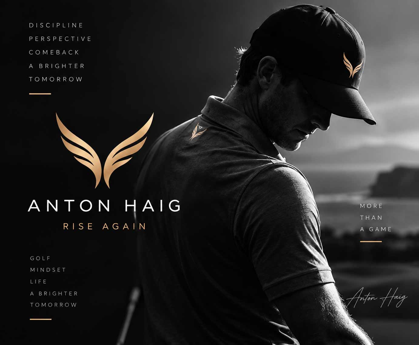 Anton Haig personal brand identity