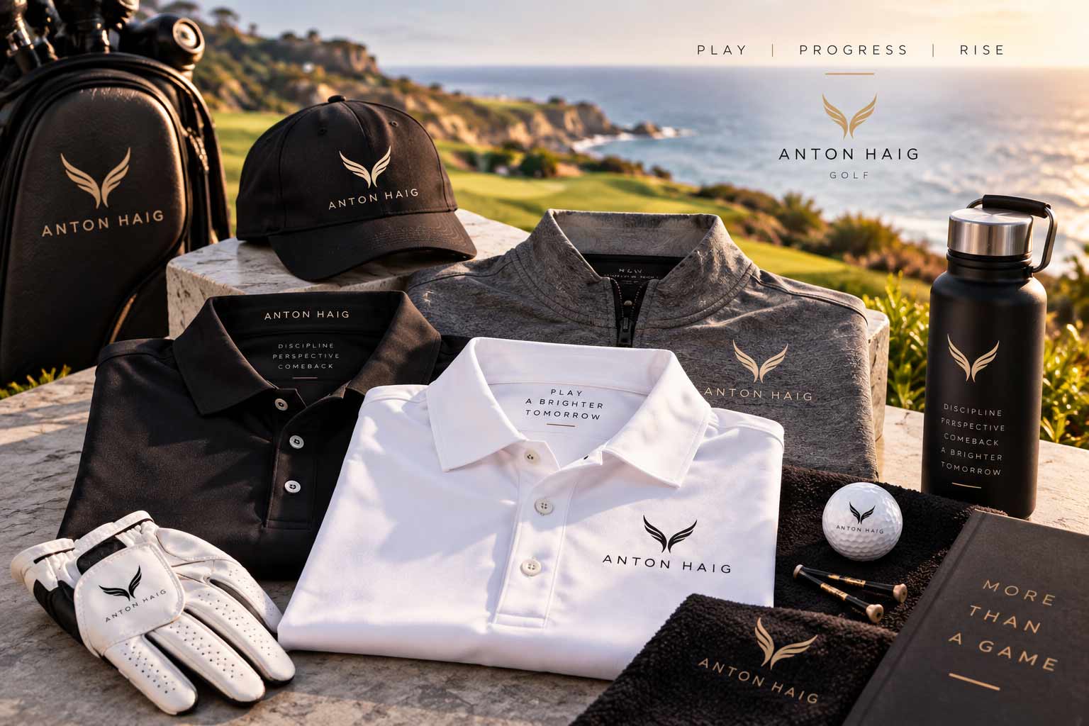 Anton Haig identity on apparel