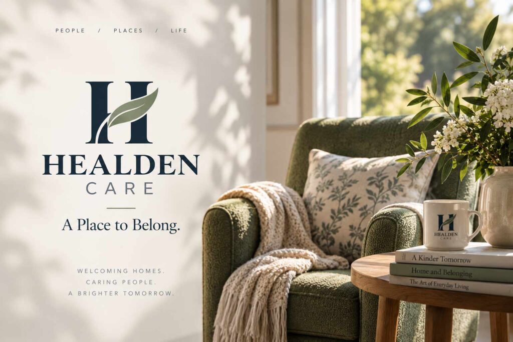 Healden Care brand identity