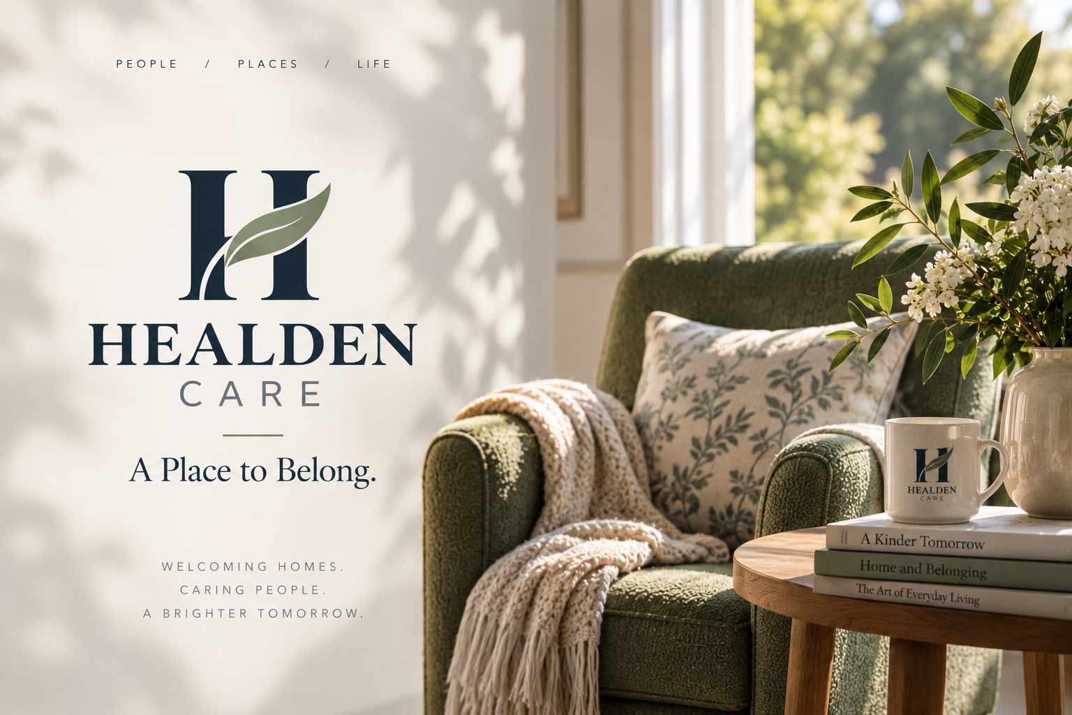 Healden Care brand identity