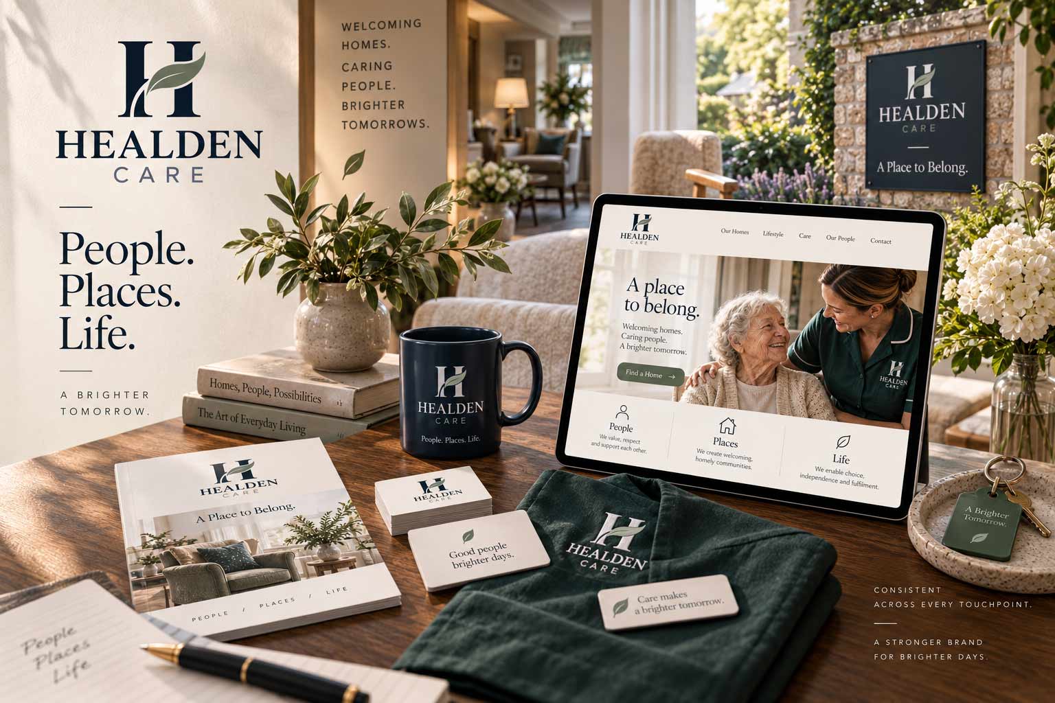 Healden Care complete digital and brand experience