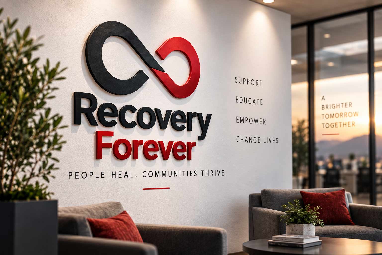 Recovery Forever brand identity