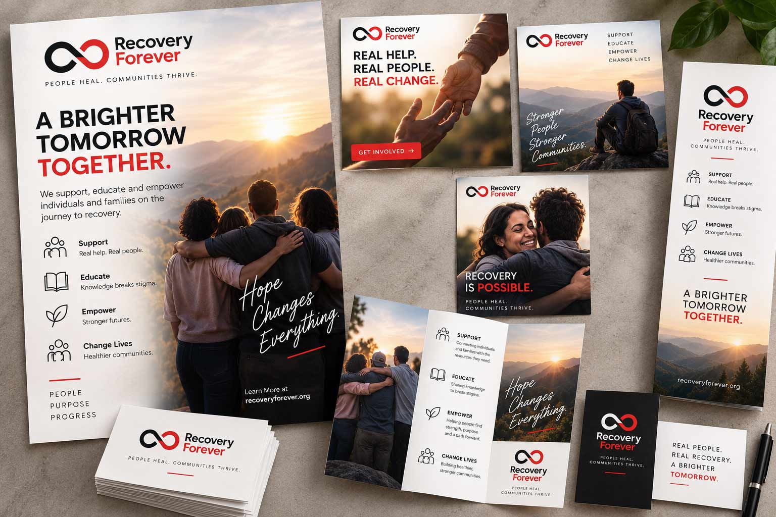 Recovery Forever digital experience and website design