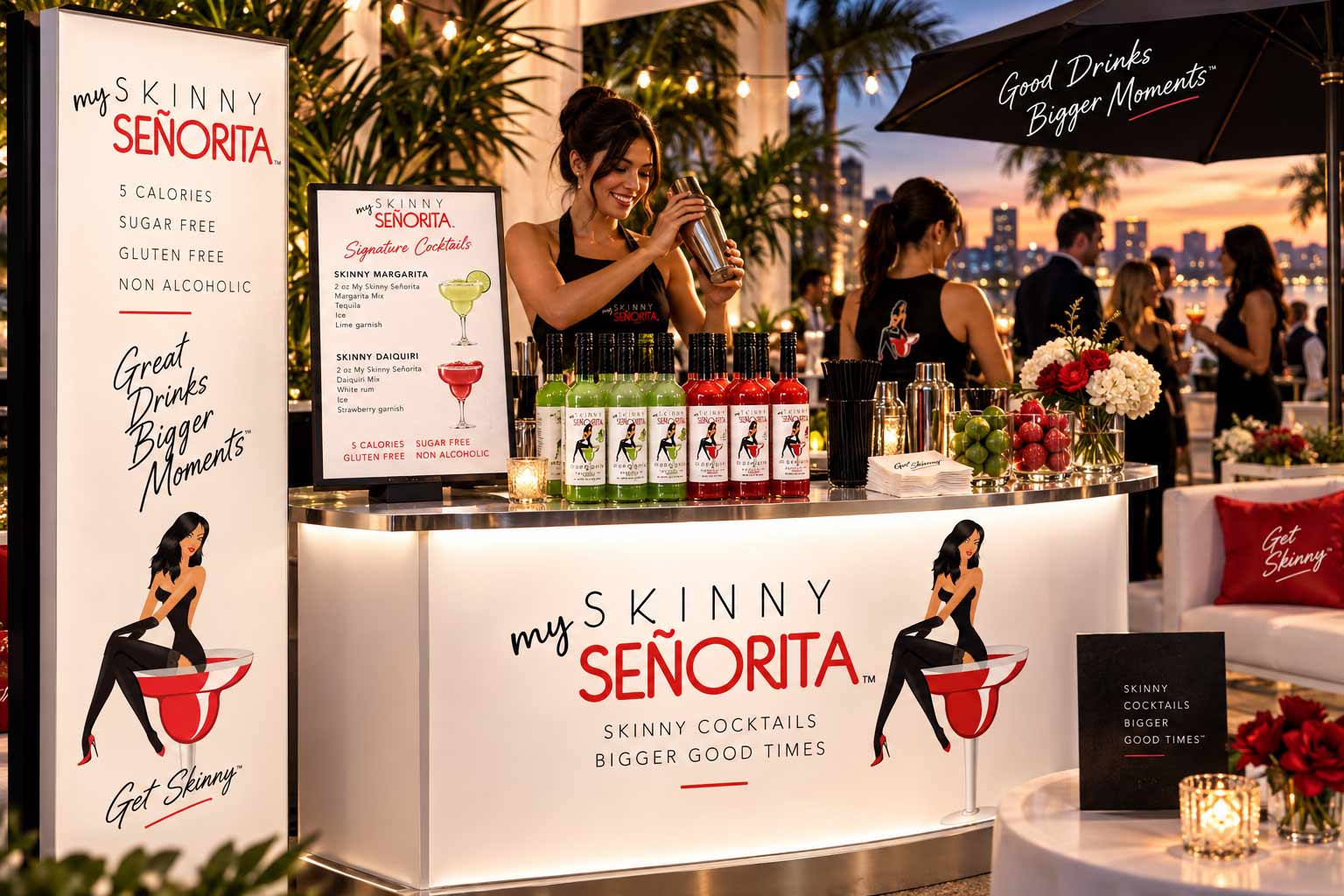 My Skinny Senorita branded experiential activation