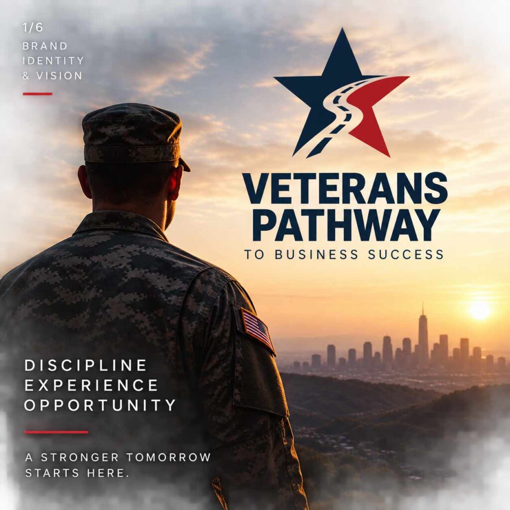 Veterans Pathway to Business Success brand identity