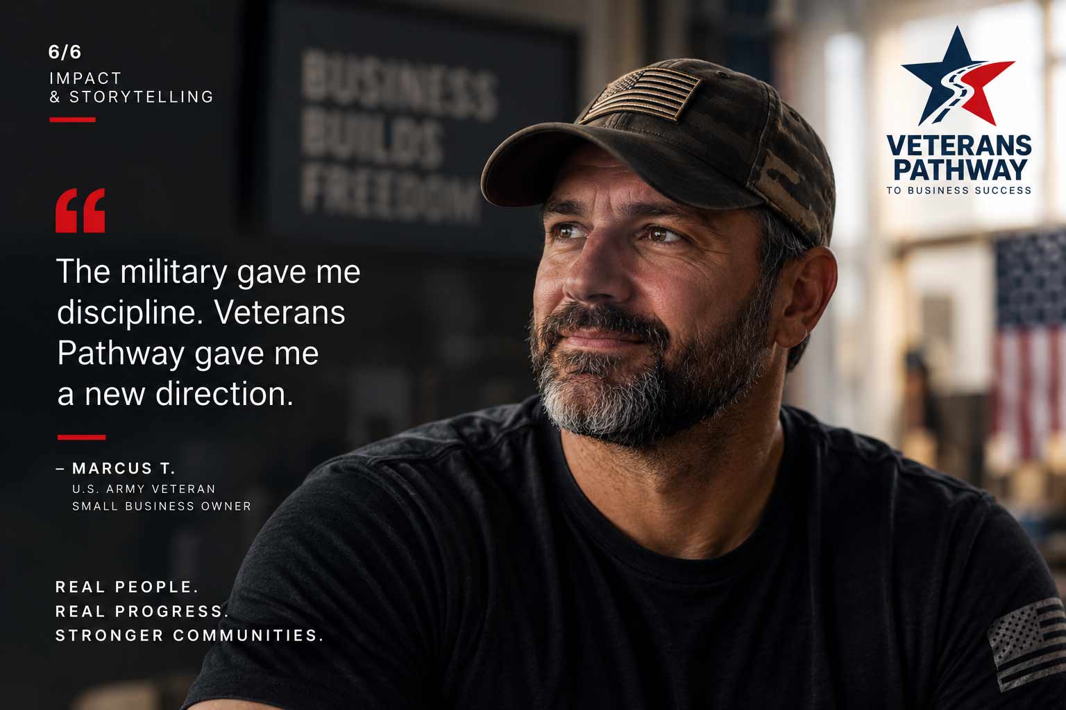 Veterans Pathway storytelling and community campaign concept